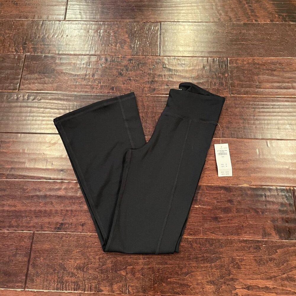 Abercombie Kids Girls' YPB Flare Leggings - Big Kid Size 9/10, Black, NWT - Picture 5 of 8